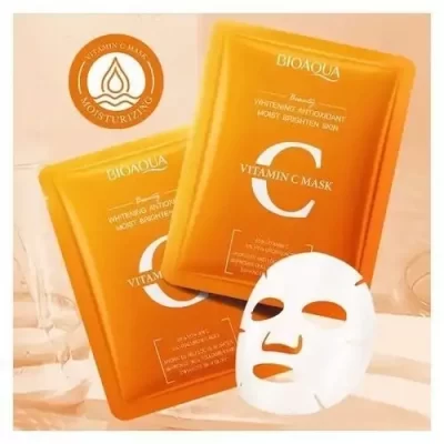 ماسک ورقه ای صورت ویتامین سی بیوآکوا