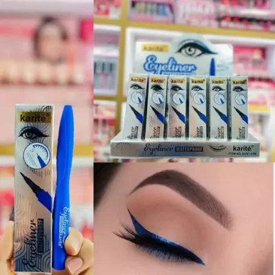 خط چشم ماژیکی آبی کاریته