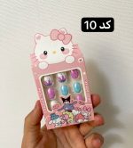 ناخن مصنوعی بچه گانه همراه با چسب دوطرفه