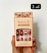 ناخن مصنوعی به همراه چسب دو طرفه