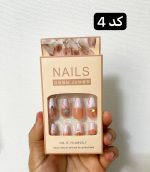 ناخن مصنوعی به همراه چسب دو طرفه