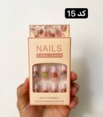 ناخن مصنوعی به همراه چسب دو طرفه