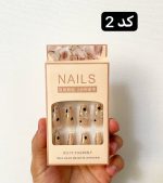 ناخن مصنوعی به همراه چسب دوطرفه