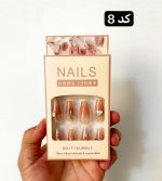 ناخن مصنوعی به همراه چسب دوطرفه