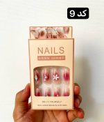 ناخن مصنوعی به همراه چسب دوطرفه