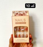 ناخن مصنوعی به همراه چسب دوطرفه