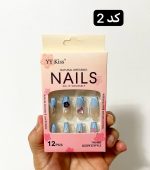 ناخن مصنوعی به همراه چسب دوطرفه