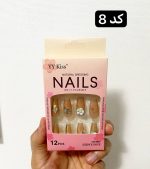 ناخن مصنوعی به همراه چسب دوطرفه