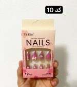 ناخن مصنوعی به همراه چسب دوطرفه
