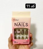 ناخن مصنوعی به همراه چسب دوطرفه