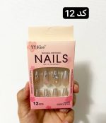 ناخن مصنوعی به همراه چسب دوطرفه