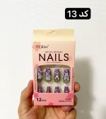 ناخن مصنوعی به همراه چسب دوطرفه