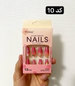 ناخن مصنوعی به همراه چسب دوطرفه