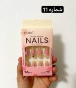 ناخن مصنوعی به همراه چسب دوطرفه