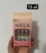 ناخن مصنوعی به همراه چسب دوطرفه