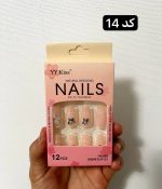 ناخن مصنوعی به همراه چسب دوطرفه
