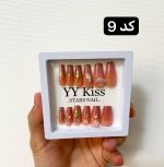 ناخن مصنوعی بلند قابدار به همراه چسب دوطرفه