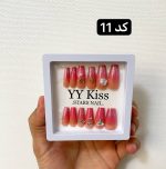 ناخن مصنوعی بلند قابدار به همراه چسب دوطرفه