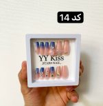 ناخن مصنوعی بلند قابدار به همراه چسب دوطرفه