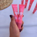 رژ گونه و بالم لب حرارتی صورتی پاستیلی