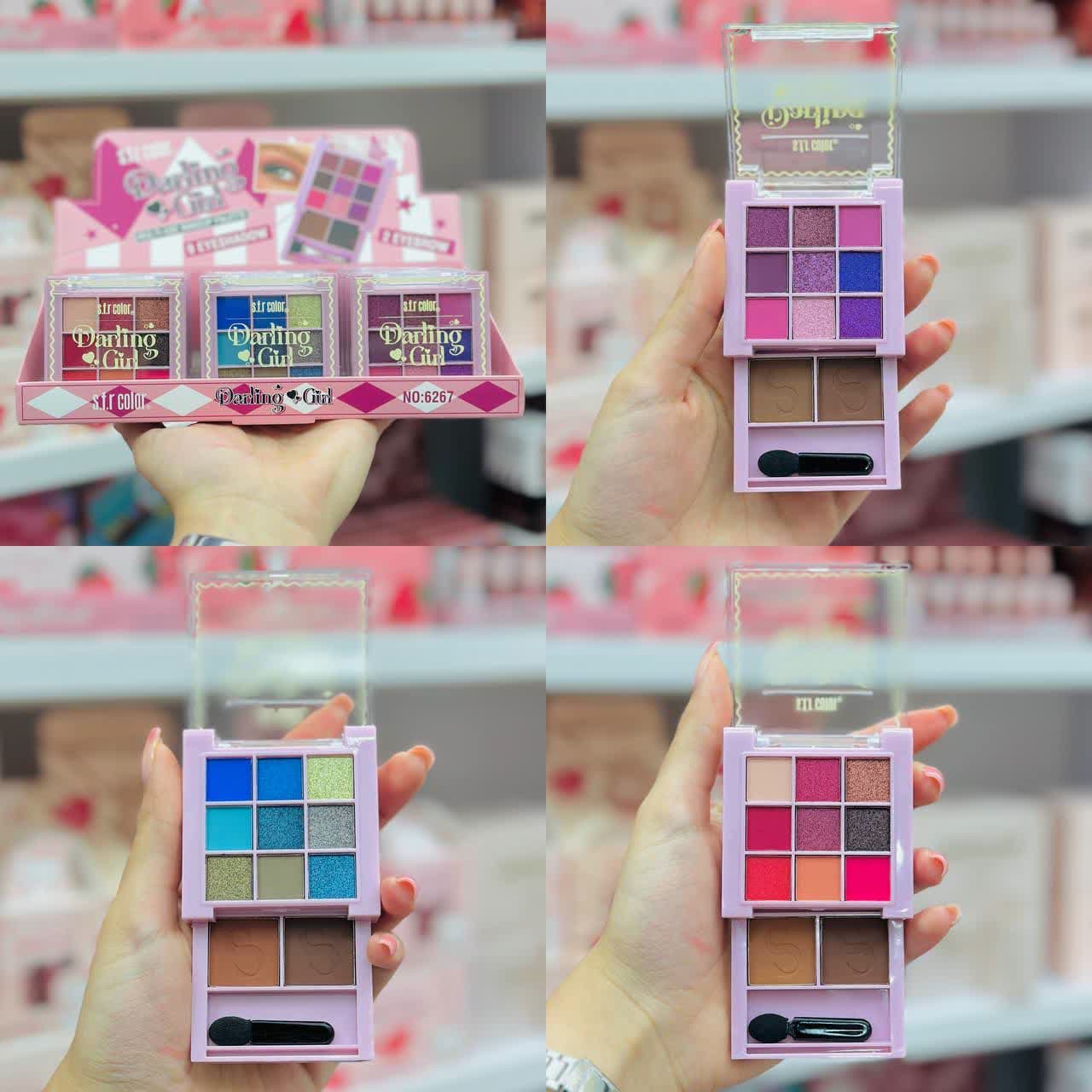 سایه 9 رنگ کشویی SFR