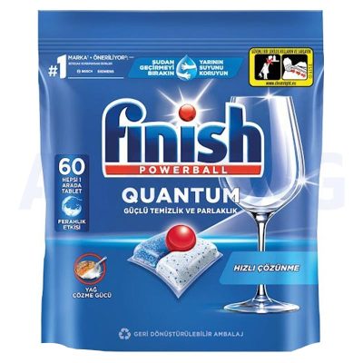قرص ماشین ظرفشویی فینیش مدل کوانتوم بسته 60 عددی